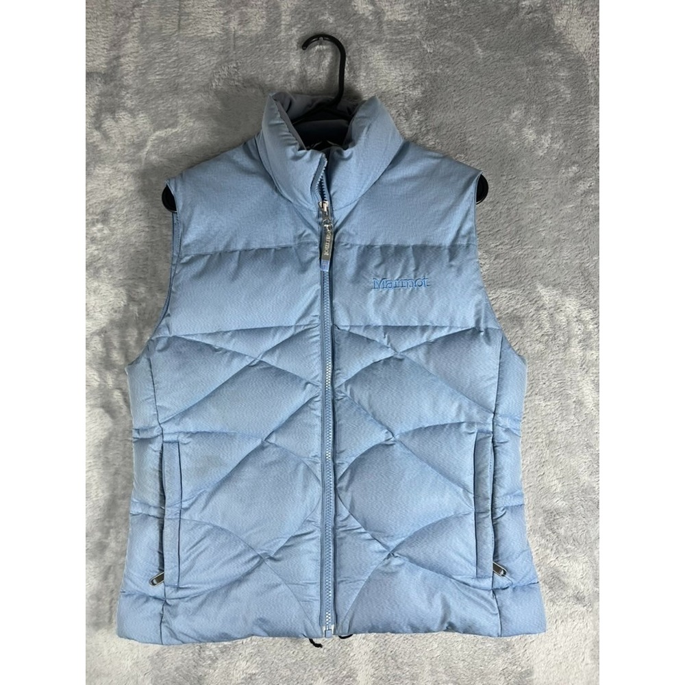Marmot Women's GOOSE DOWN Vest Full Zip Black Size Small